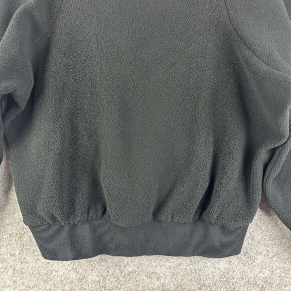 Sweaty Betty Compass Seam Sweatshirt Womens Small Black Soft Fleece Thumbhole LS - Picture 3 of 14